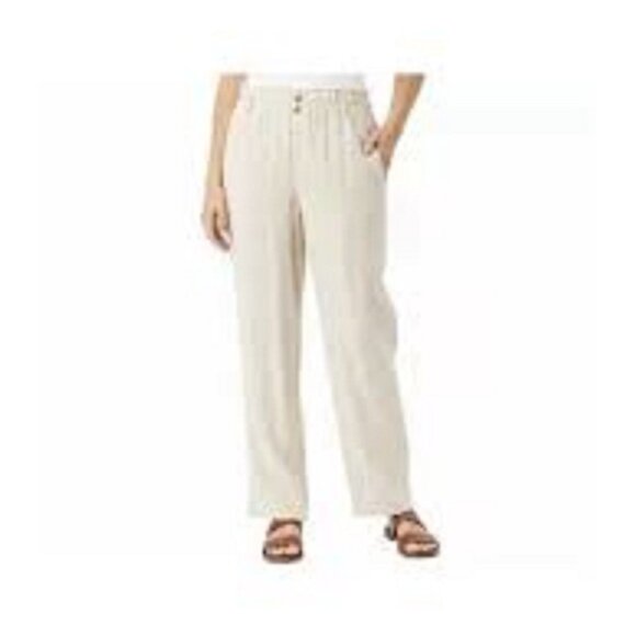 Briggs Linen Blend Relaxed Fit Pants 1760053 - Picture 1 of 10